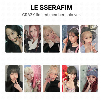 LE SSERAFIM CRAZY limited member solo ver. Official Photocard