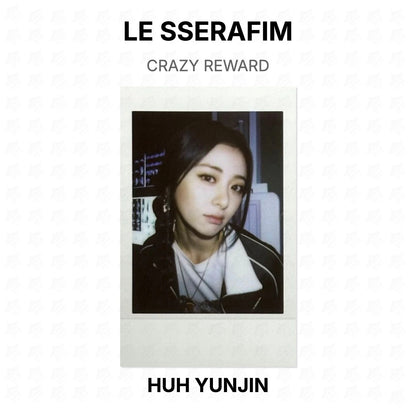 LE SSERAFIM CRAZY REWARD Official Photocard