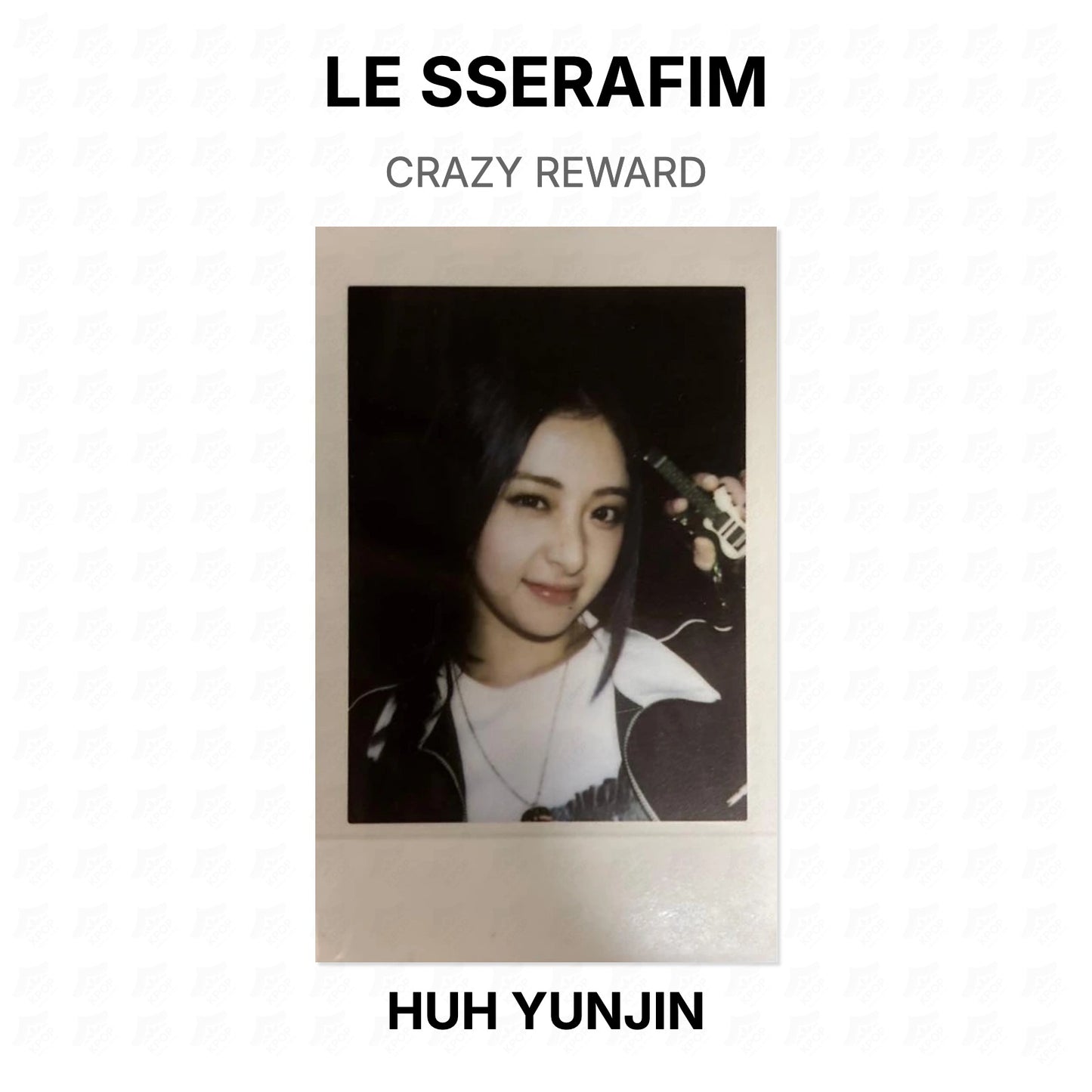 LE SSERAFIM CRAZY REWARD Official Photocard