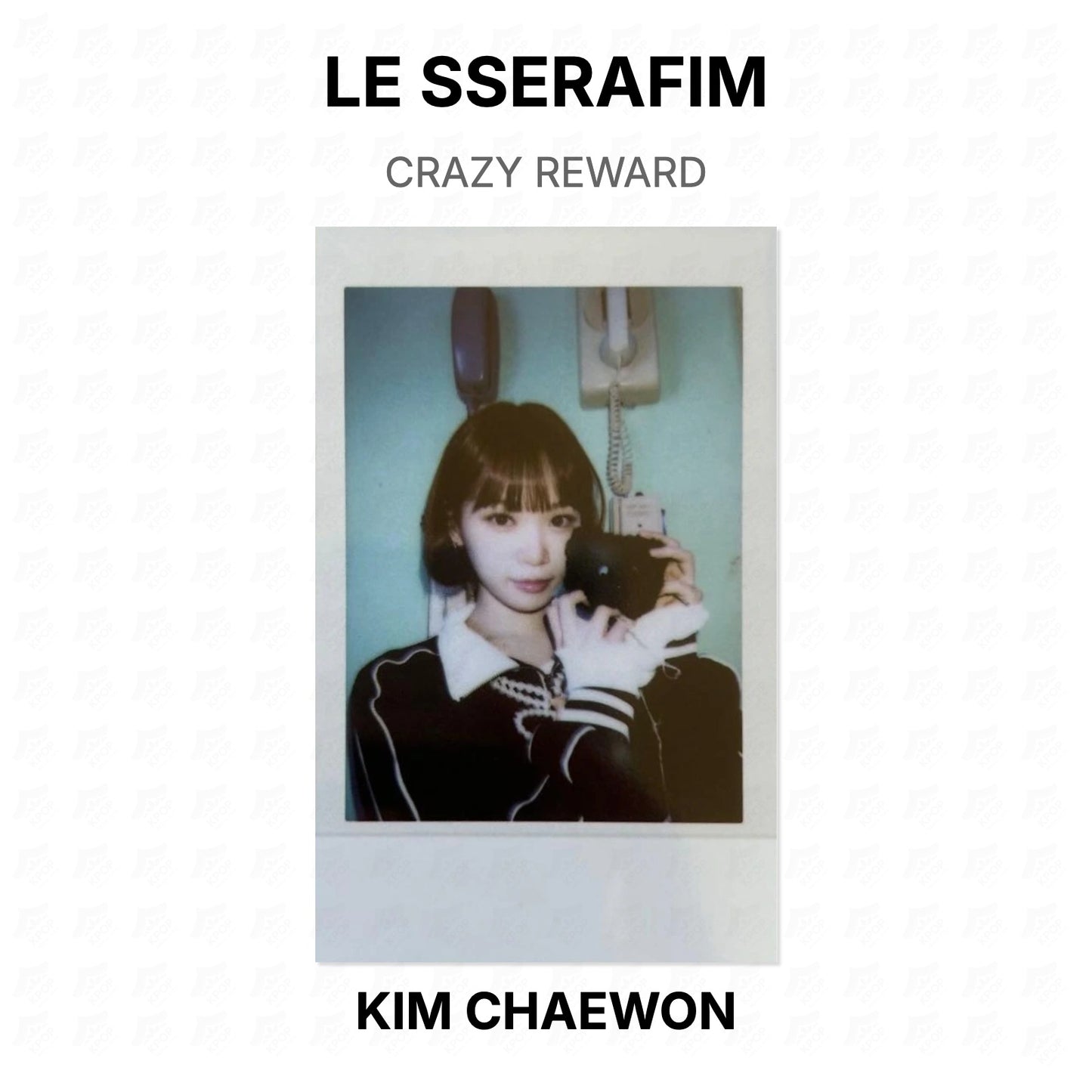 LE SSERAFIM CRAZY REWARD Official Photocard