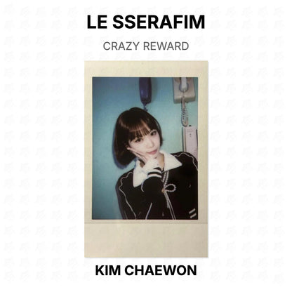 LE SSERAFIM CRAZY REWARD Official Photocard