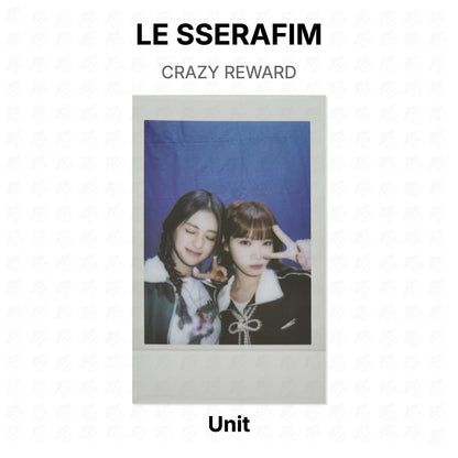 LE SSERAFIM CRAZY REWARD Official Photocard