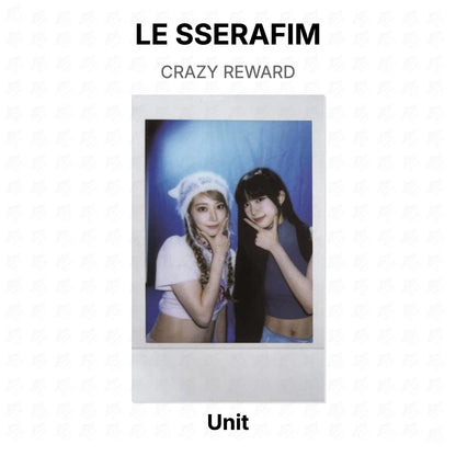 LE SSERAFIM CRAZY REWARD Official Photocard
