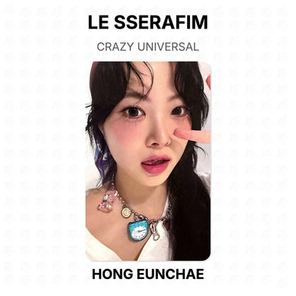 LE SSERAFIM CRAZY UNIVERSAL Official Photocard