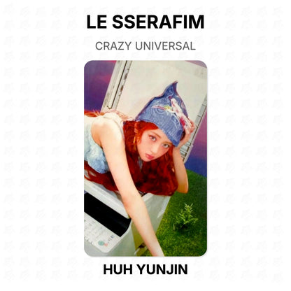 LE SSERAFIM CRAZY UNIVERSAL Official Photocard