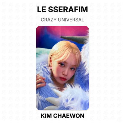LE SSERAFIM CRAZY UNIVERSAL Official Photocard