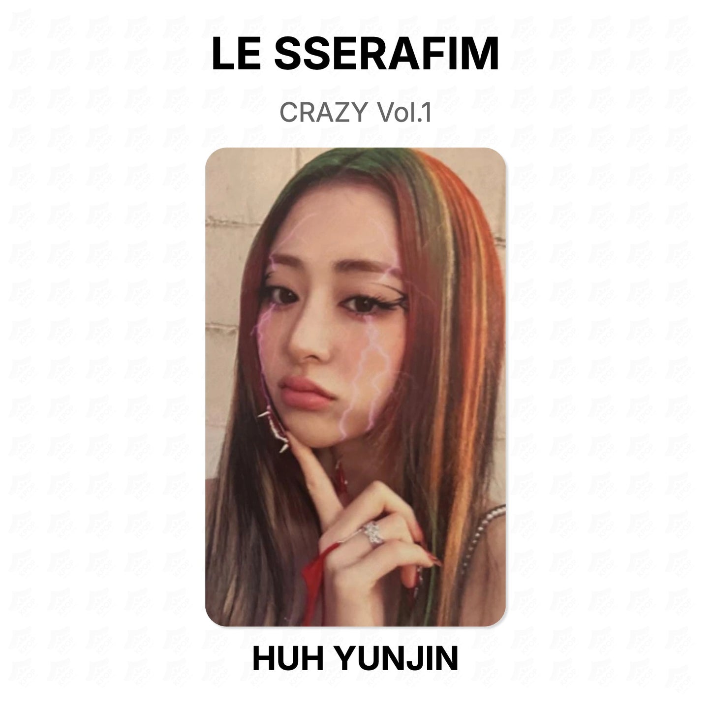 LE SSERAFIM CRAZY Vol.1 Official Photocard