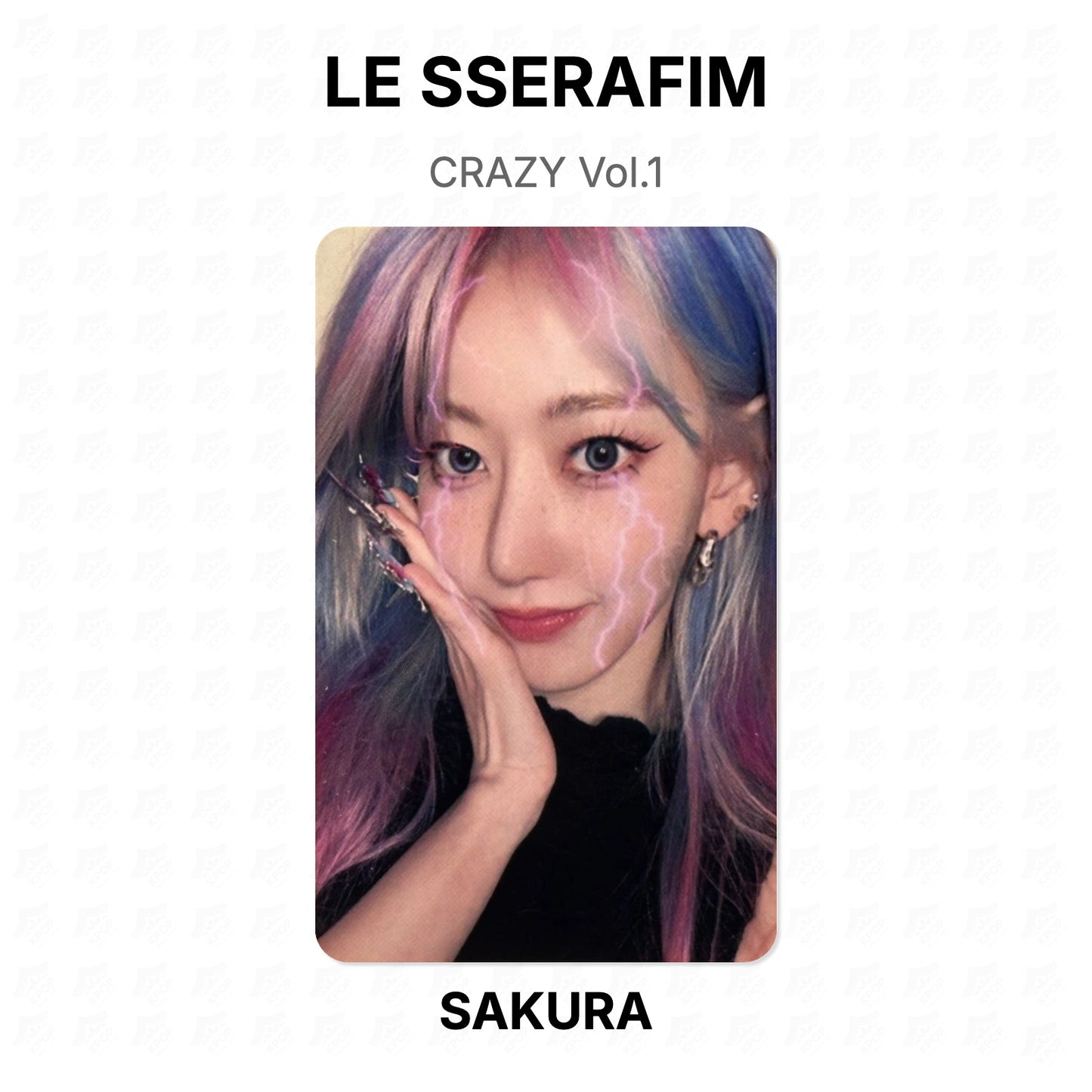 LE SSERAFIM CRAZY Vol.1 Official Photocard