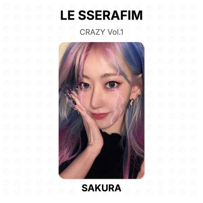 LE SSERAFIM CRAZY Vol.1 Official Photocard
