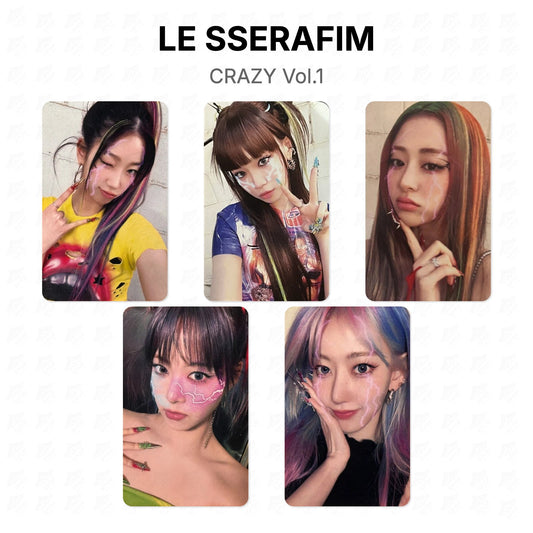 LE SSERAFIM CRAZY Vol.1 Official Photocard