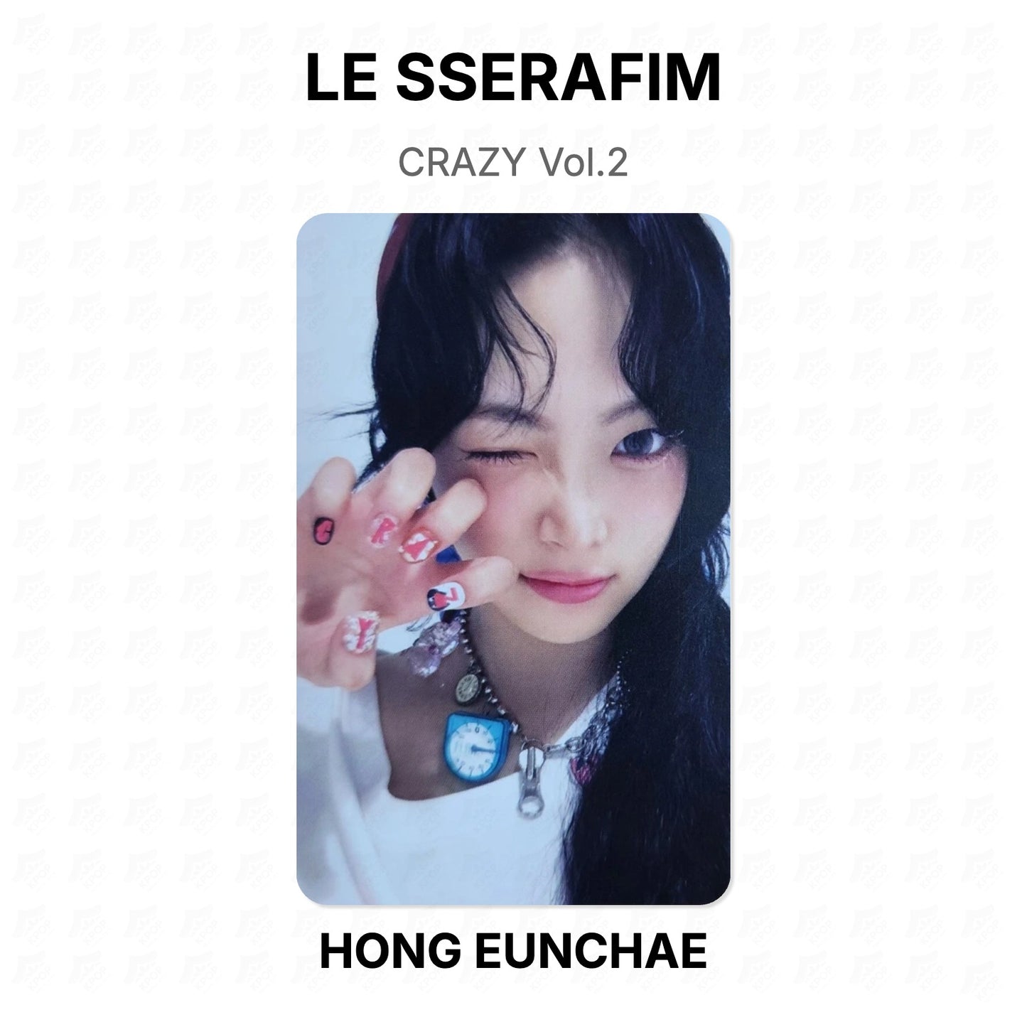 LE SSERAFIM CRAZY Vol.2 Official Photocard