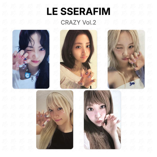 LE SSERAFIM CRAZY Vol.2 Official Photocard