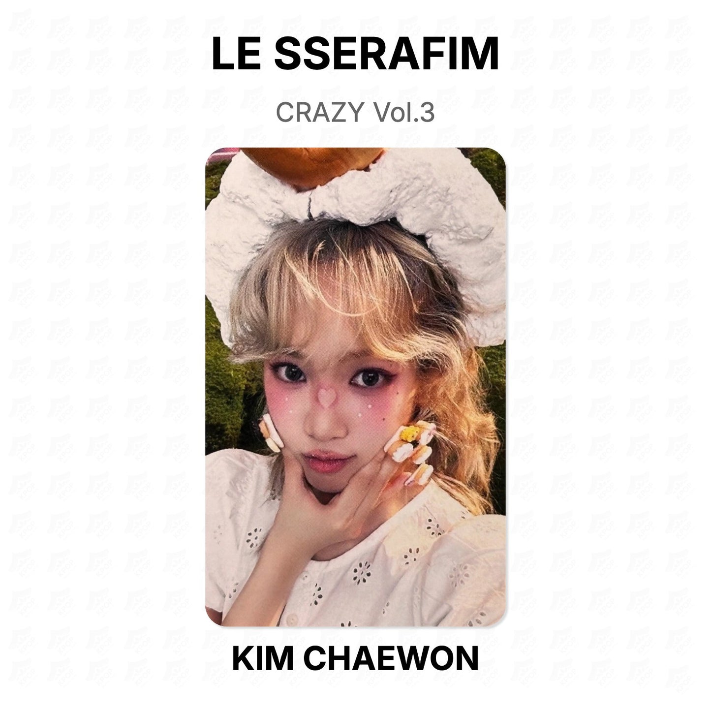 LE SSERAFIM CRAZY Vol.3 Official Photocard