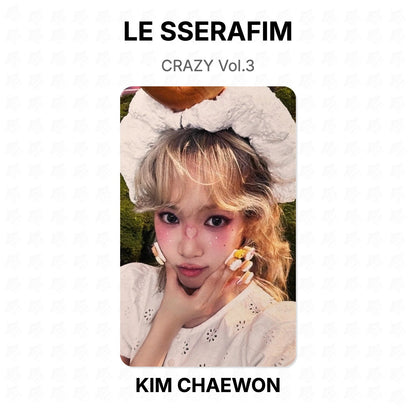 LE SSERAFIM CRAZY Vol.3 Official Photocard