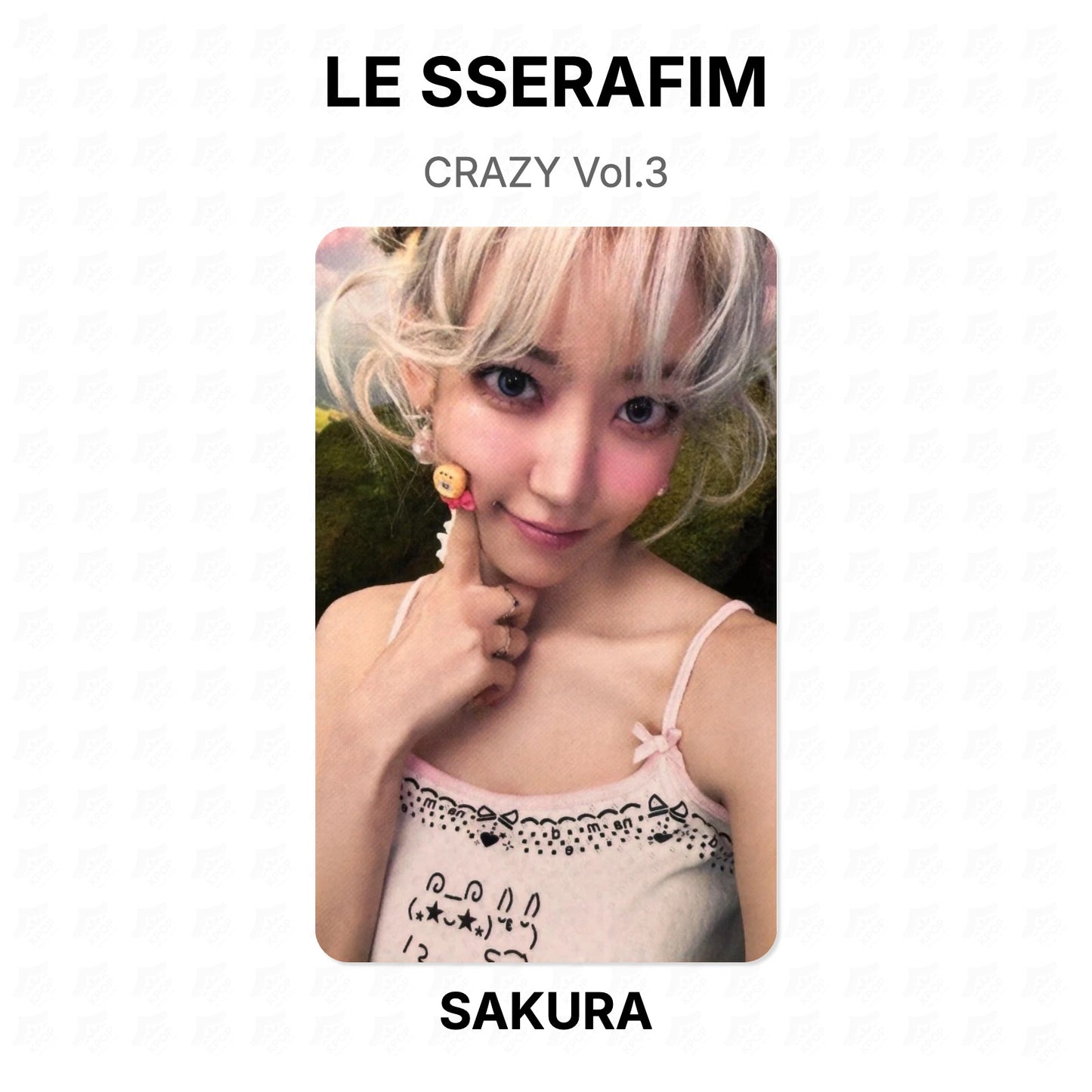 LE SSERAFIM CRAZY Vol.3 Official Photocard
