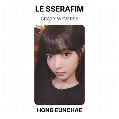 LE SSERAFIM CRAZY WEVERSE Official Photocard