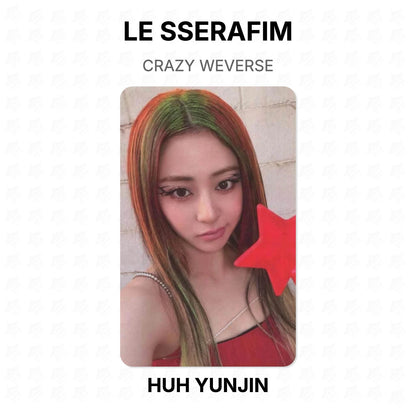 LE SSERAFIM CRAZY WEVERSE Official Photocard