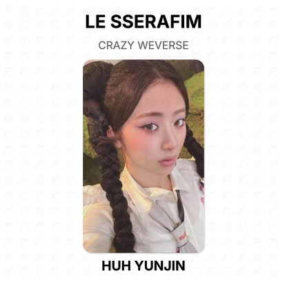 LE SSERAFIM CRAZY WEVERSE Official Photocard
