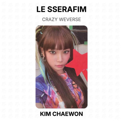 LE SSERAFIM CRAZY WEVERSE Official Photocard