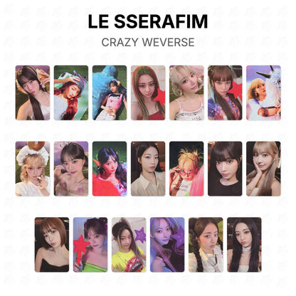 LE SSERAFIM CRAZY WEVERSE Official Photocard