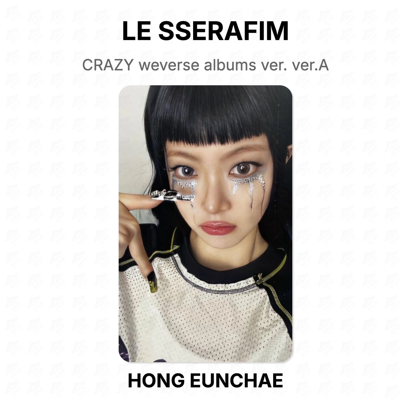 LE SSERAFIM CRAZY weverse albums ver. ver.A Official Photocard