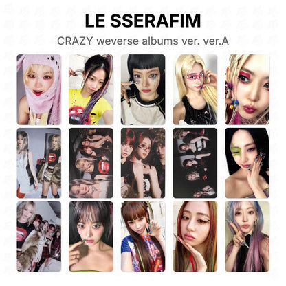 LE SSERAFIM CRAZY weverse albums ver. ver.A Official Photocard