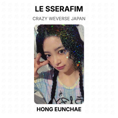 LE SSERAFIM CRAZY WEVERSE JAPAN Official Photocard
