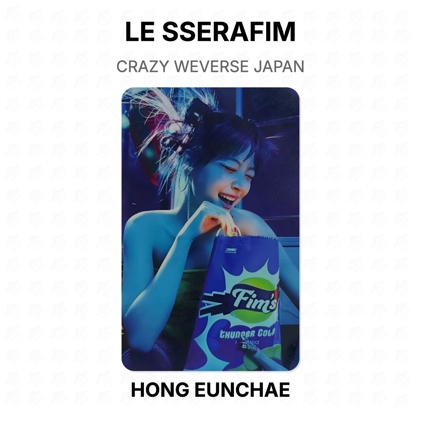 LE SSERAFIM CRAZY WEVERSE JAPAN Official Photocard