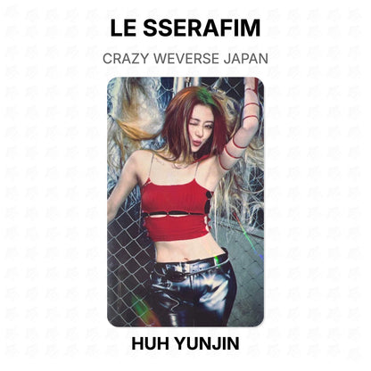 LE SSERAFIM CRAZY WEVERSE JAPAN Official Photocard