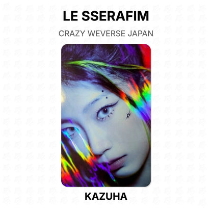 LE SSERAFIM CRAZY WEVERSE JAPAN Official Photocard