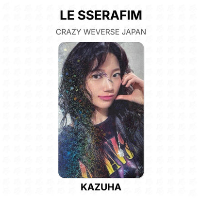 LE SSERAFIM CRAZY WEVERSE JAPAN Official Photocard
