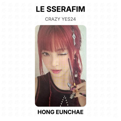 LE SSERAFIM CRAZY YES24 Official Photocard