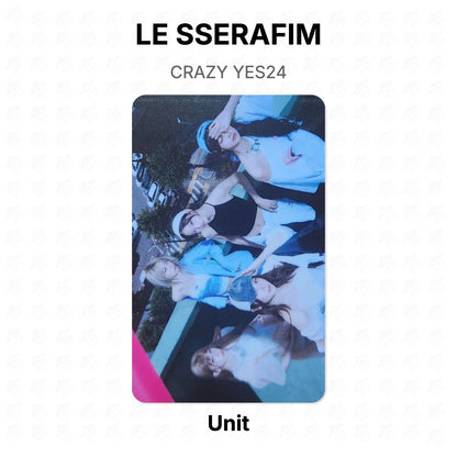 LE SSERAFIM CRAZY YES24 Official Photocard