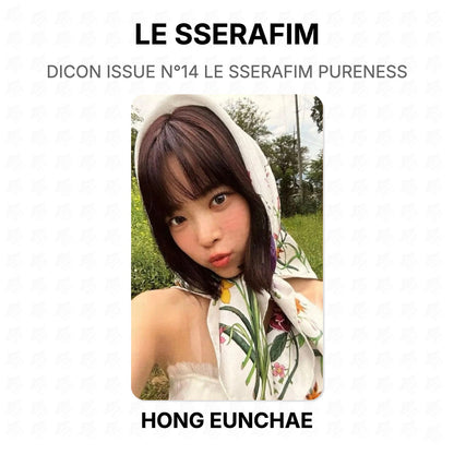 LE SSERAFIM DICON ISSUE N°14 LE SSERAFIM PURENESS Official Photocard