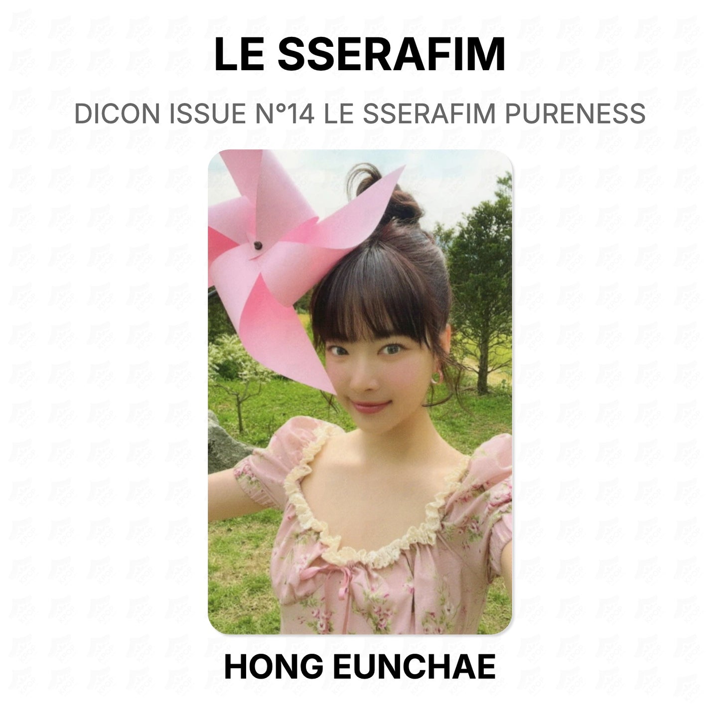 LE SSERAFIM DICON ISSUE N°14 LE SSERAFIM PURENESS Official Photocard