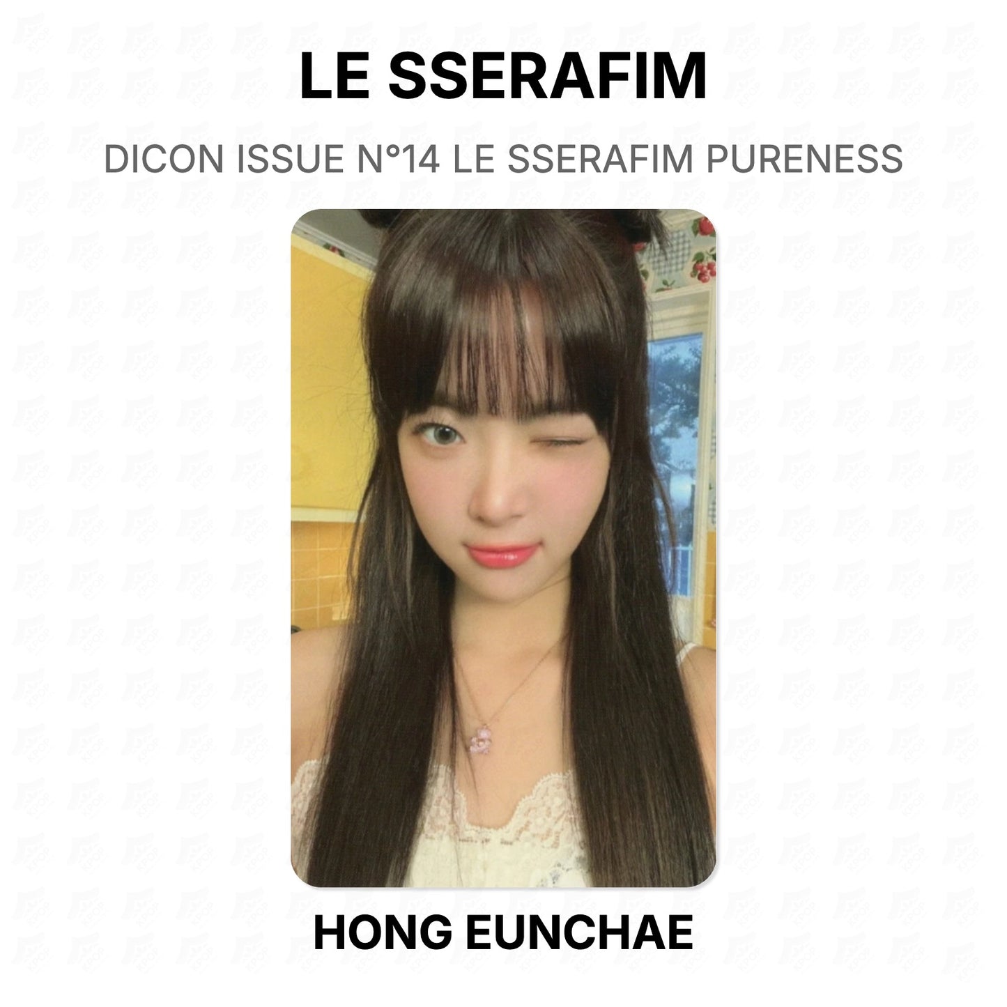 LE SSERAFIM DICON ISSUE N°14 LE SSERAFIM PURENESS Official Photocard
