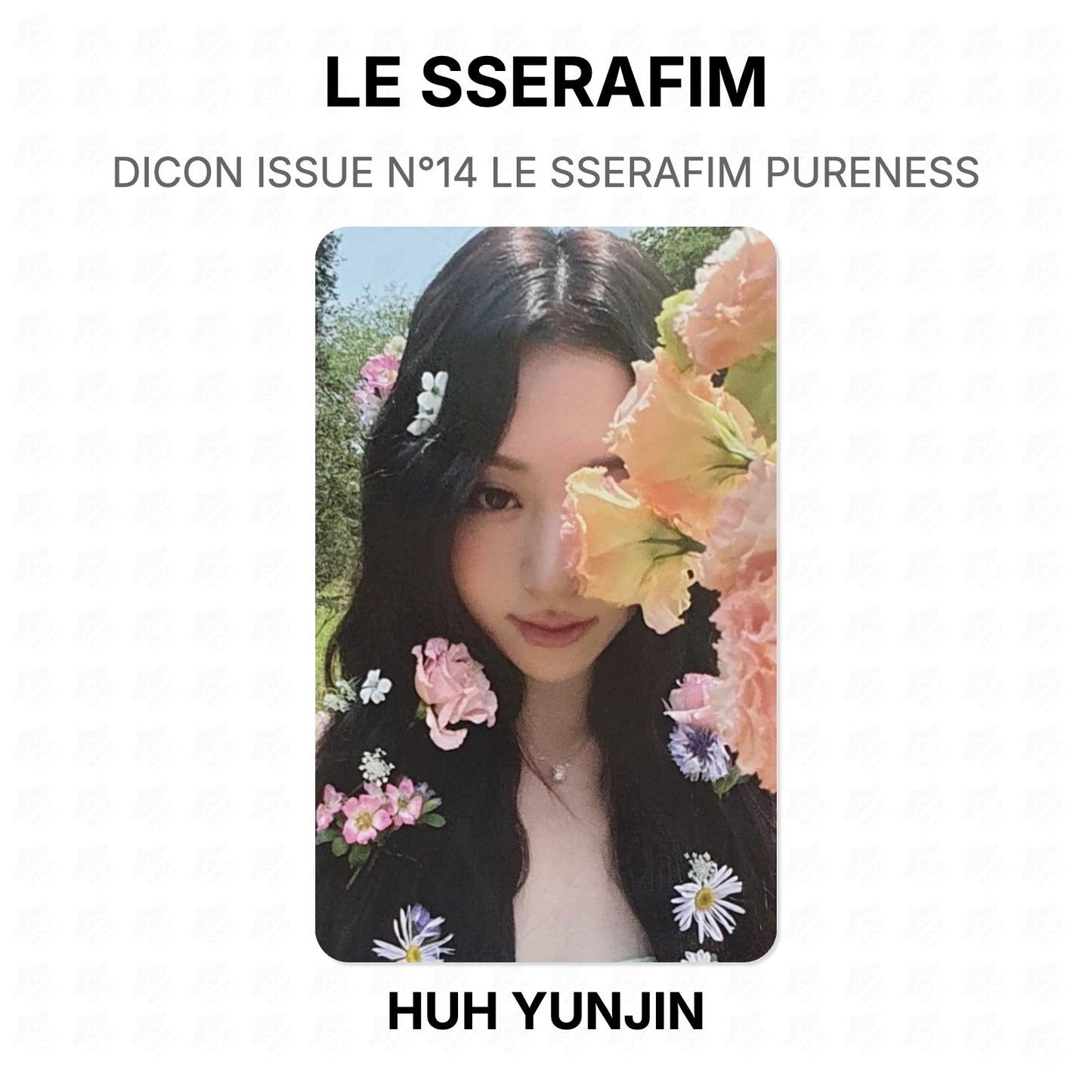 LE SSERAFIM DICON ISSUE N°14 LE SSERAFIM PURENESS Official Photocard