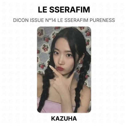 LE SSERAFIM DICON ISSUE N°14 LE SSERAFIM PURENESS Official Photocard