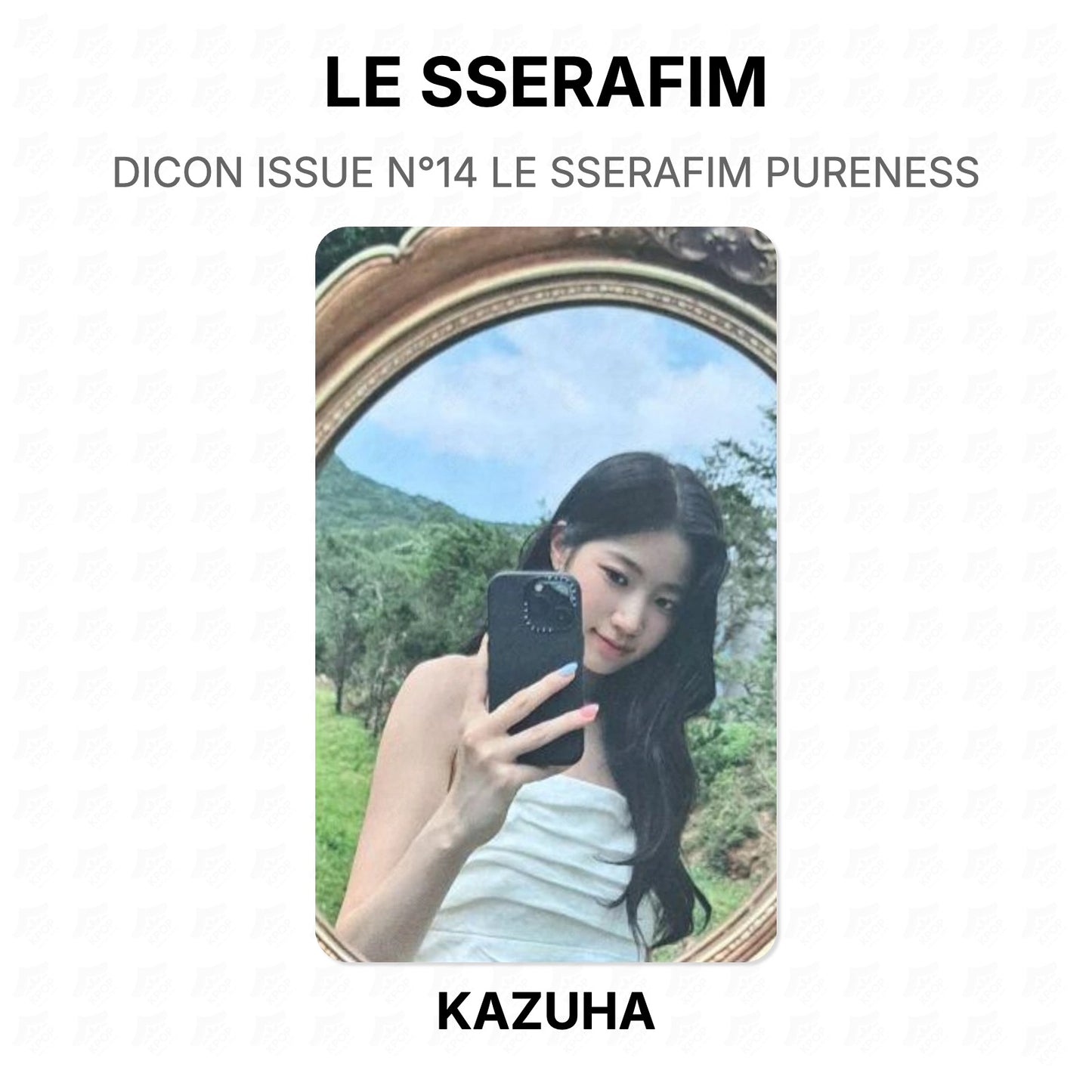 LE SSERAFIM DICON ISSUE N°14 LE SSERAFIM PURENESS Official Photocard