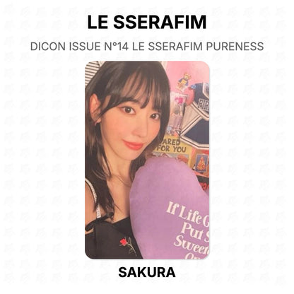 LE SSERAFIM DICON ISSUE N°14 LE SSERAFIM PURENESS Official Photocard