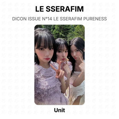 LE SSERAFIM DICON ISSUE N°14 LE SSERAFIM PURENESS Official Photocard
