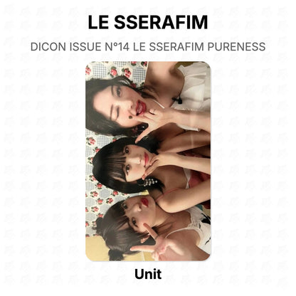 LE SSERAFIM DICON ISSUE N°14 LE SSERAFIM PURENESS Official Photocard