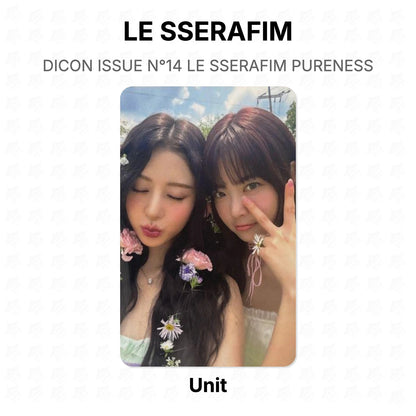 LE SSERAFIM DICON ISSUE N°14 LE SSERAFIM PURENESS Official Photocard