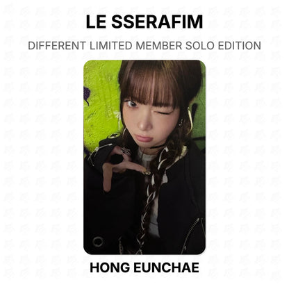 LE SSERAFIM DIFFERENT LIMITED MEMBER SOLO EDITION Official Photocard
