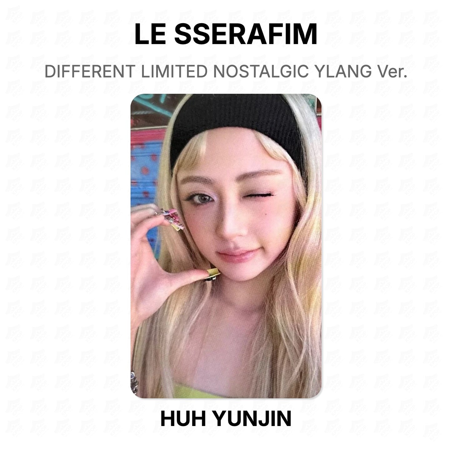 LE SSERAFIM DIFFERENT LIMITED NOSTALGIC YLANG Ver. Official Photocard