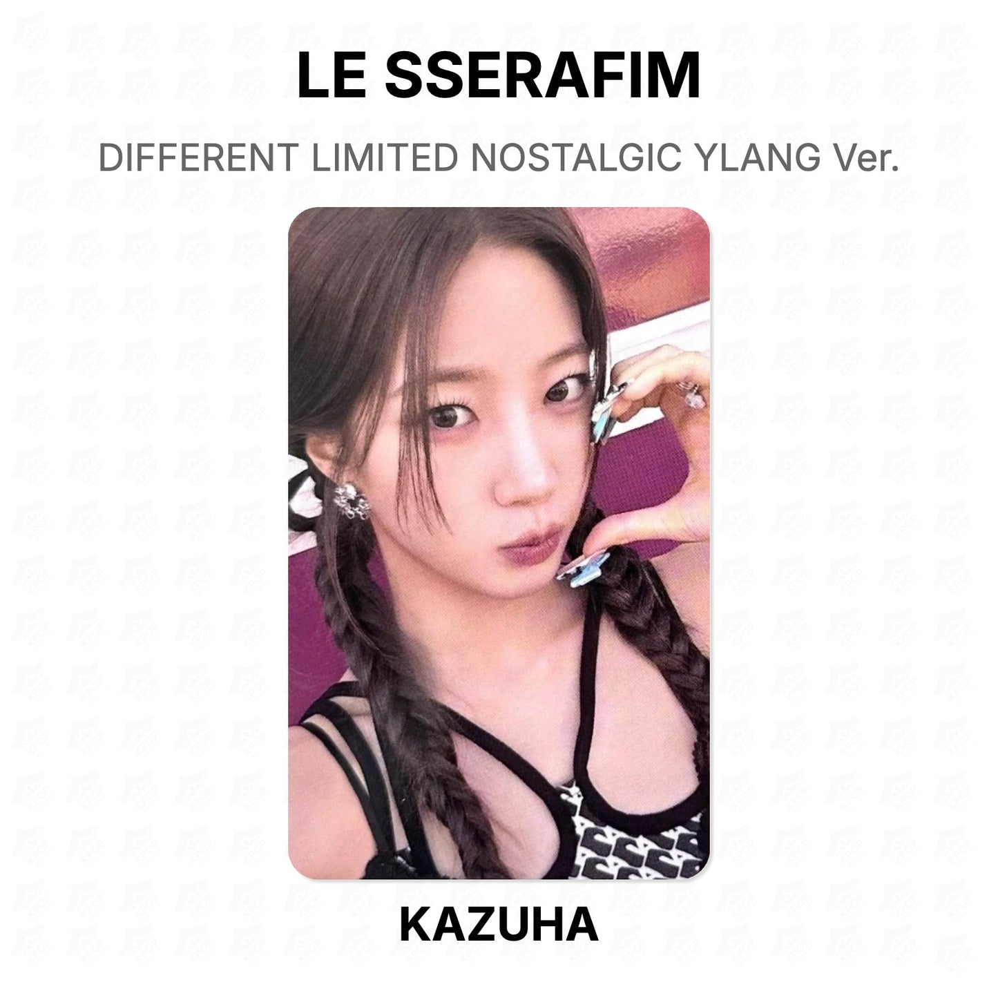 LE SSERAFIM DIFFERENT LIMITED NOSTALGIC YLANG Ver. Official Photocard