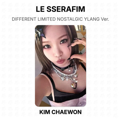 LE SSERAFIM DIFFERENT LIMITED NOSTALGIC YLANG Ver. Official Photocard