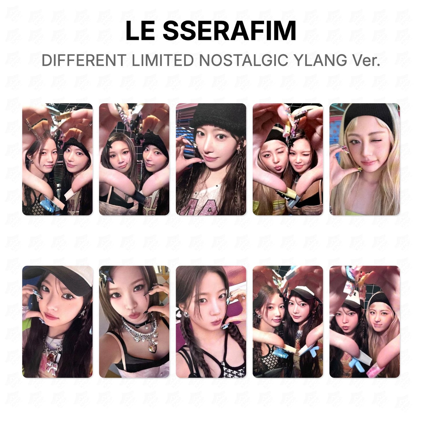 LE SSERAFIM DIFFERENT LIMITED NOSTALGIC YLANG Ver. Official Photocard