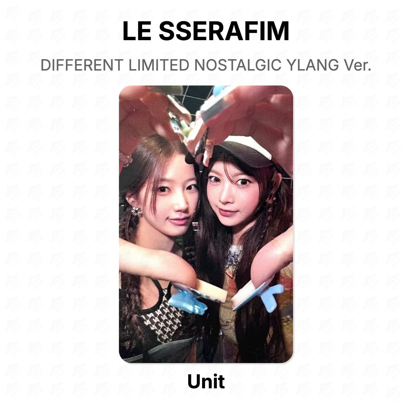 LE SSERAFIM DIFFERENT LIMITED NOSTALGIC YLANG Ver. Official Photocard