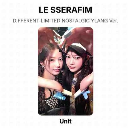 LE SSERAFIM DIFFERENT LIMITED NOSTALGIC YLANG Ver. Official Photocard